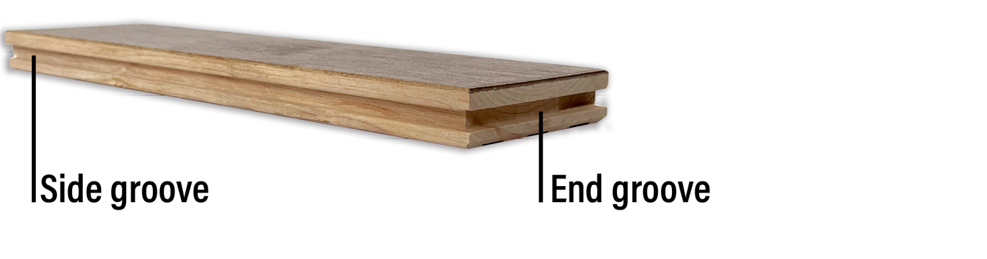 End groove and side groove - PG Flooring