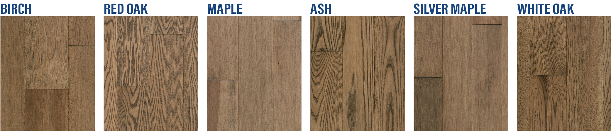 Available wood species | Quietude