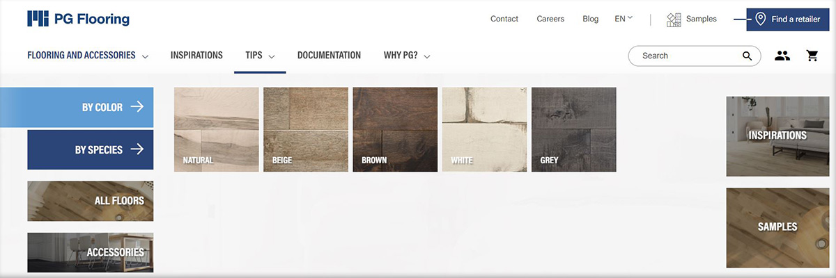 New website - PG Flooring