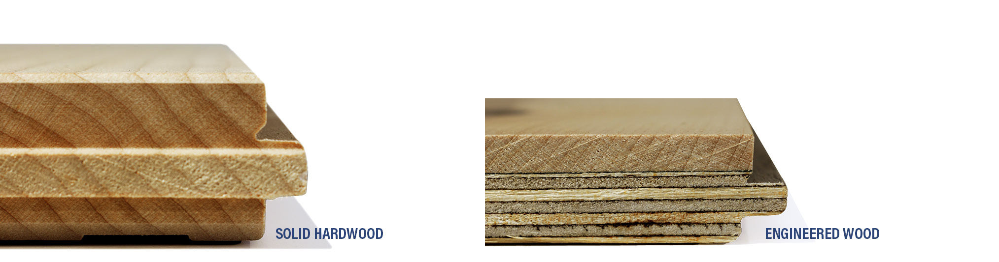 Solid hardwood vs. Engineered wood - PG Flooring